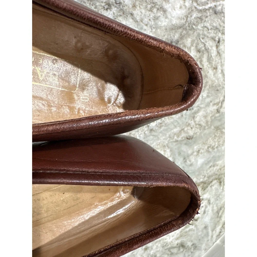 Bally brown leather